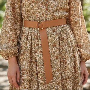 B-Low the Belt Tan Wraparound Belt New